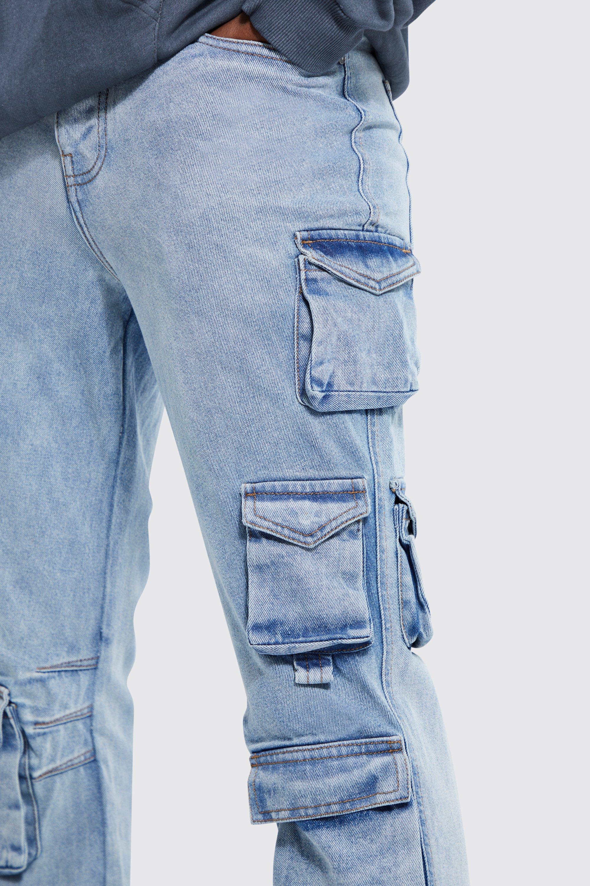 Mens pocket jeans sale